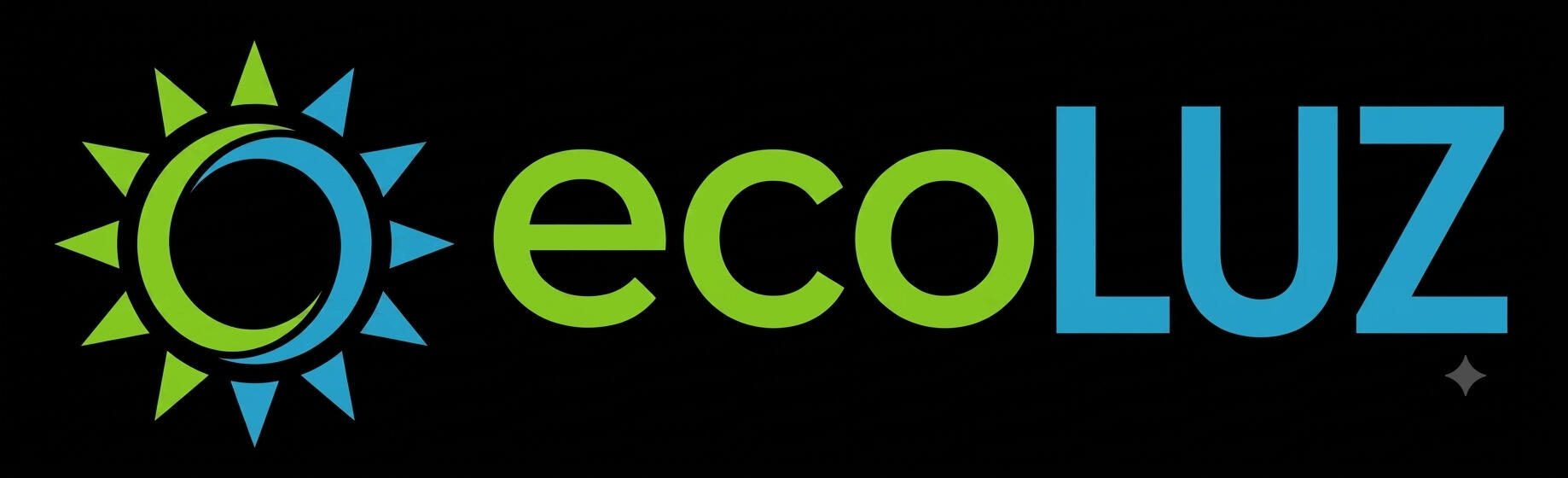 Haz clic aquí para solicitar tu auditoría gratuita con ecoLUZ. Anuncio de ecoLUZ sobre ahorro energético en Puerto Rico, mostrando una urbanización con paneles solares y el texto Protegete de los apagones.